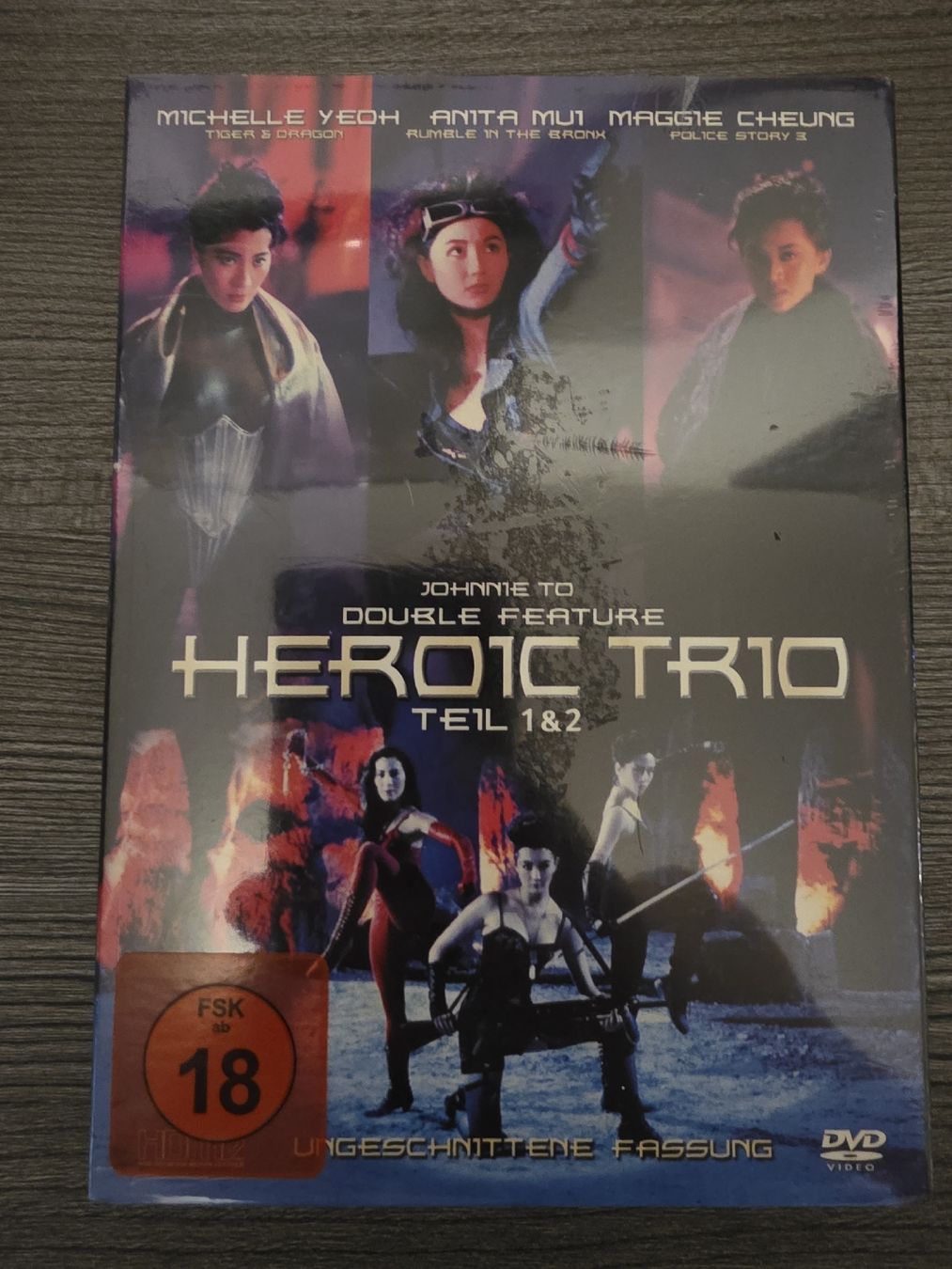Alle DVDs: Heroic Trio Teil 1 & 2 uncut – Neu und originalverpackt aus Stein AG von eMODy