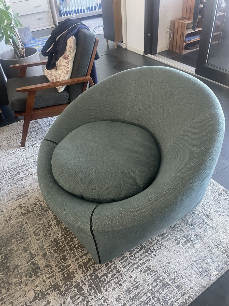 Minotti Poltrone: Neuwertiger Minotti Sessel Capri Base Farbe Celadon – Nuovo (secondo la descrizione) da Thalwil venduto da munram 1