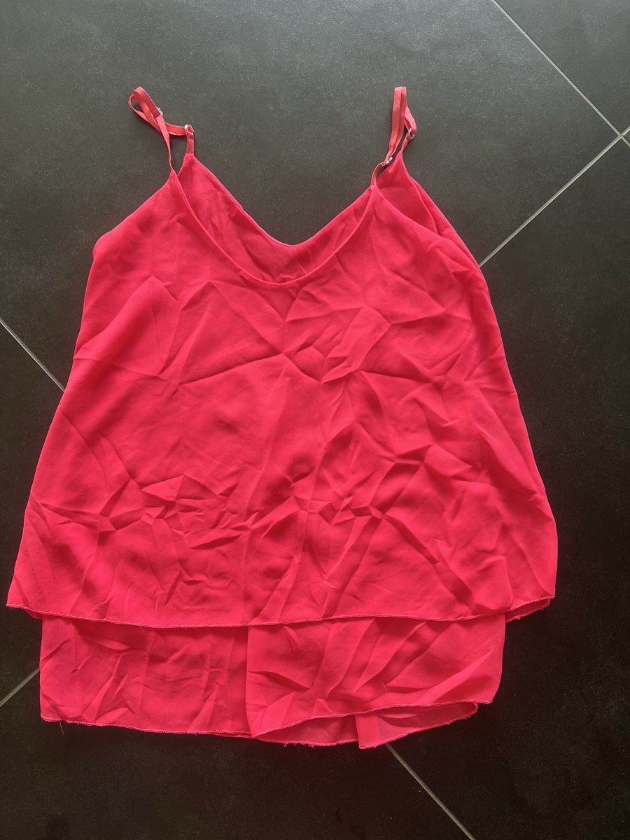 Top: Pinkes Sommer Top, Grösse S – Usato da Bilten venduto da and_6hjn
