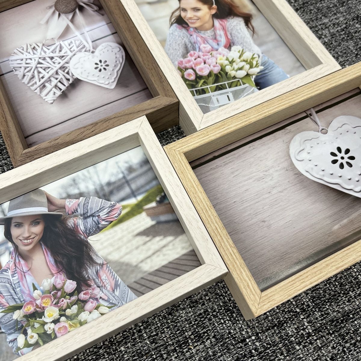 Bilderrahmen: Holzrahmen 4 Fotos – Neu (gemäss Beschreibung) aus Schwyz von rs-trend 1
