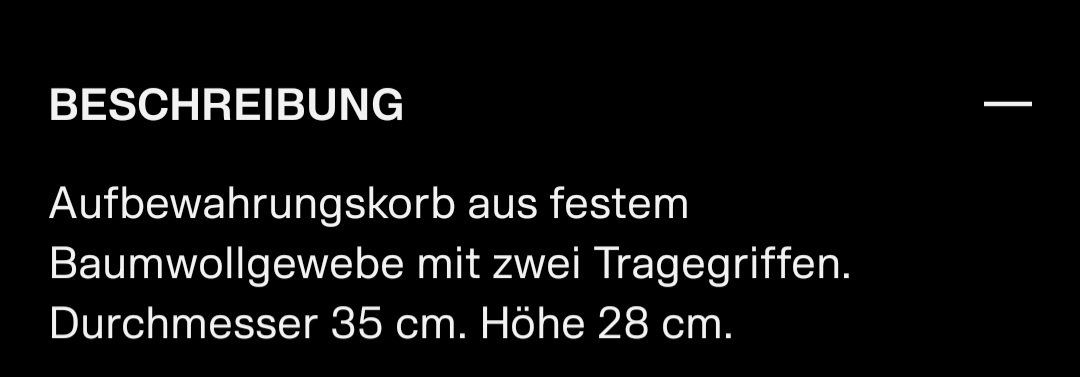 H&M Sonstiges für Haushalt & Wohnen: H&M Home Baumwollkörbe – Gebraucht aus Niederhelfenschwil von usa001 2