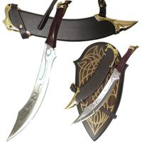 LOTR Lord of the Rings Elven Knife of Strider with Scabbard