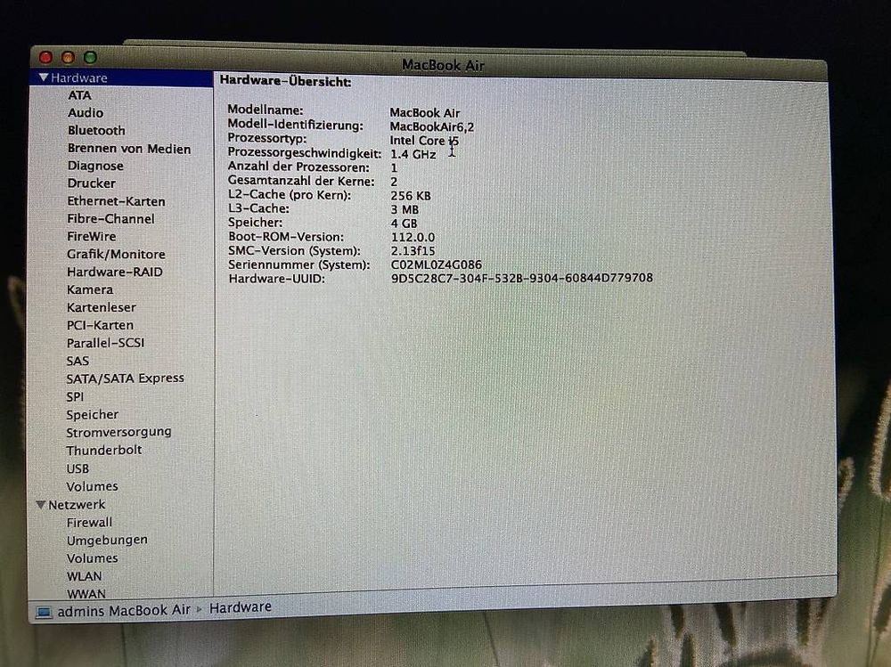 Apple Notebook: Macbook Air 256 GB / i5 – Usato da Langnau am Albis venduto da Danig0 3