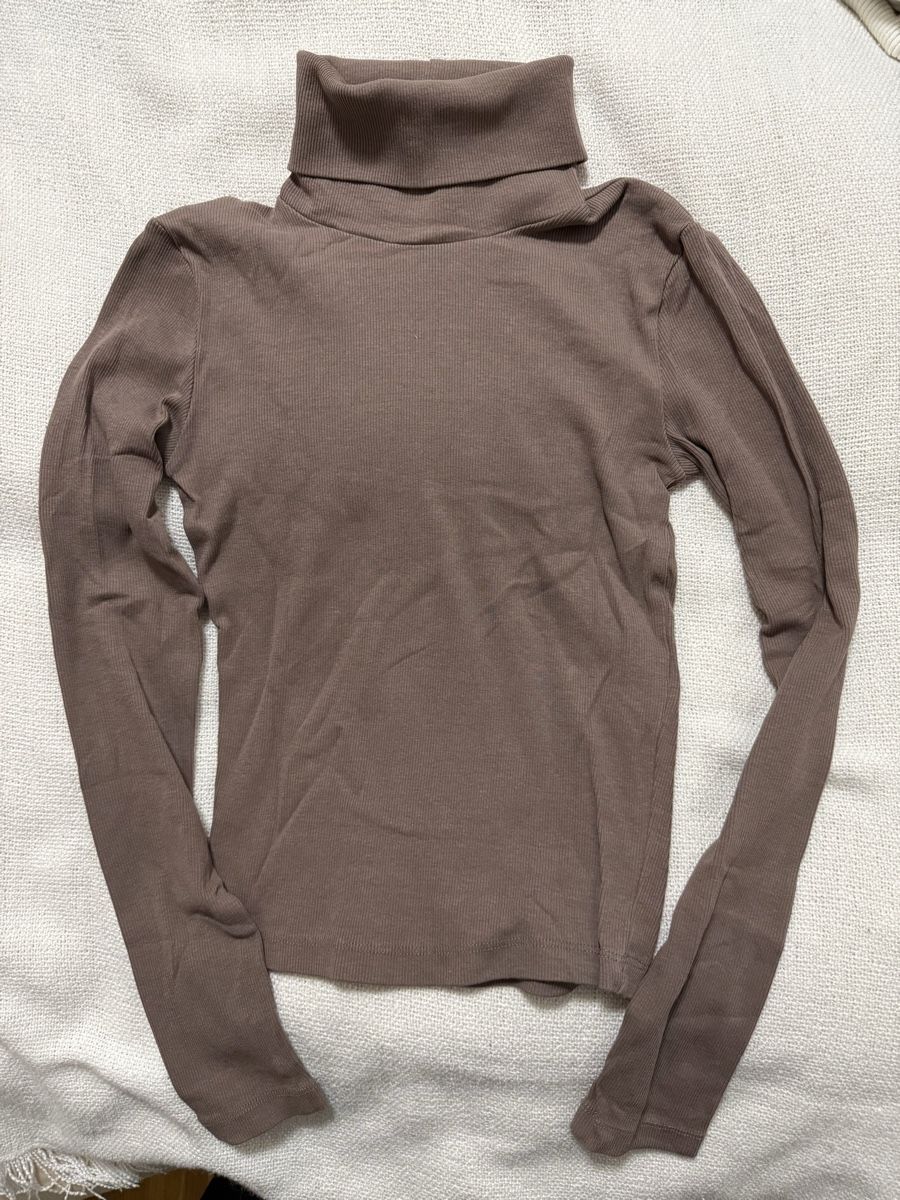 Zara Maglioni & Felpe: Zara Pull Col Roulé Marron Côtelé Taille S – Nuovo (secondo la descrizione) da Les Avanchets venduto da NR07