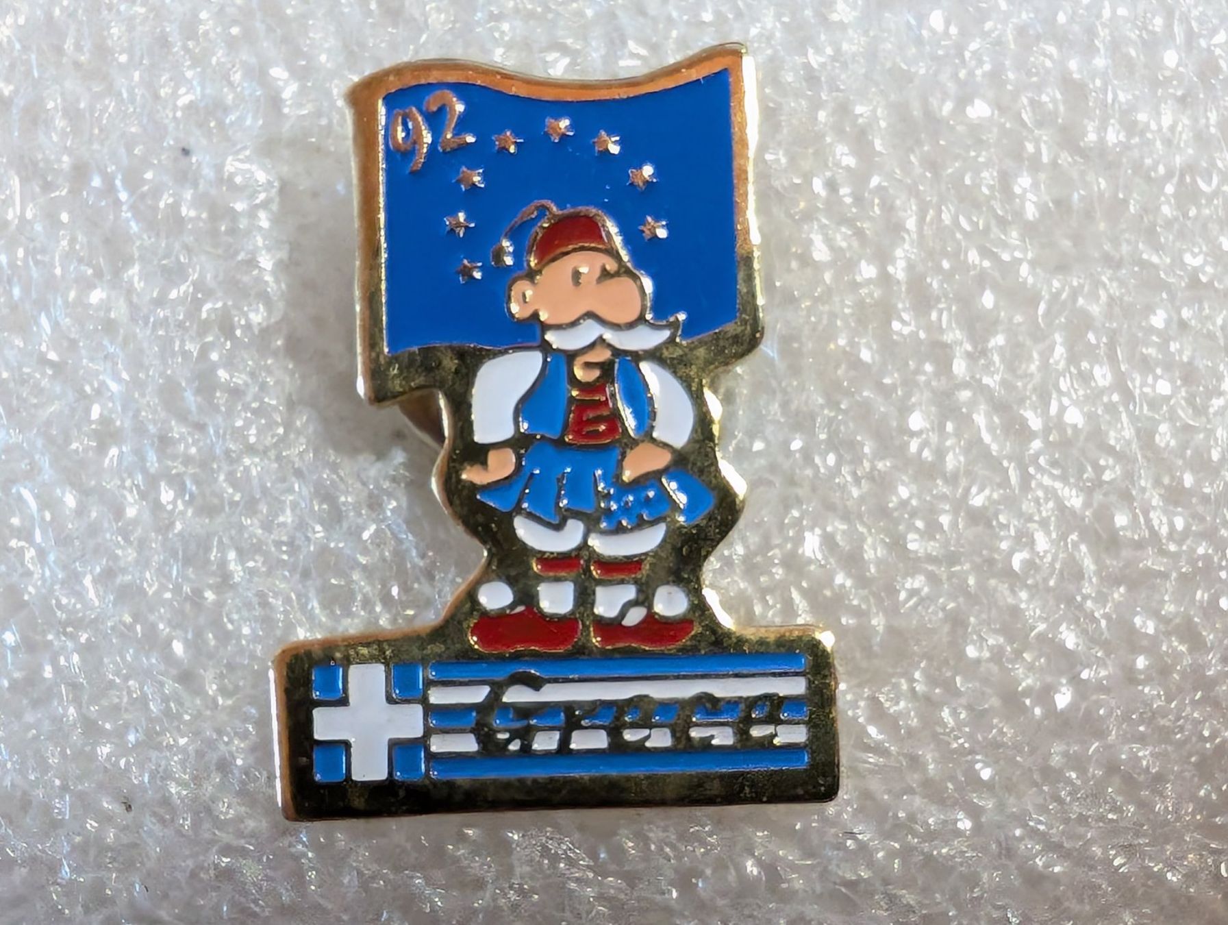Placchette & Badge: Ansteckpin 295: Greece – Usato da Oppligen venduto da Pin-Fall-Shop