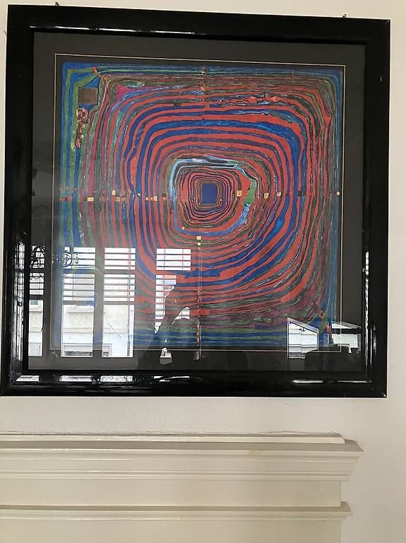 Poster & Bilder: Poster Hundertwasser vergolden – Gebraucht aus Zürich von nos_2msr