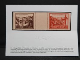 Thüringen WZd Mi-Nr.1yy Postfrische Befund BPP bessere Papir
