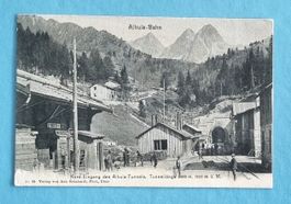 Preda - Bahnhof - Albula-Bahn - Nord-Eingang des Tunnels