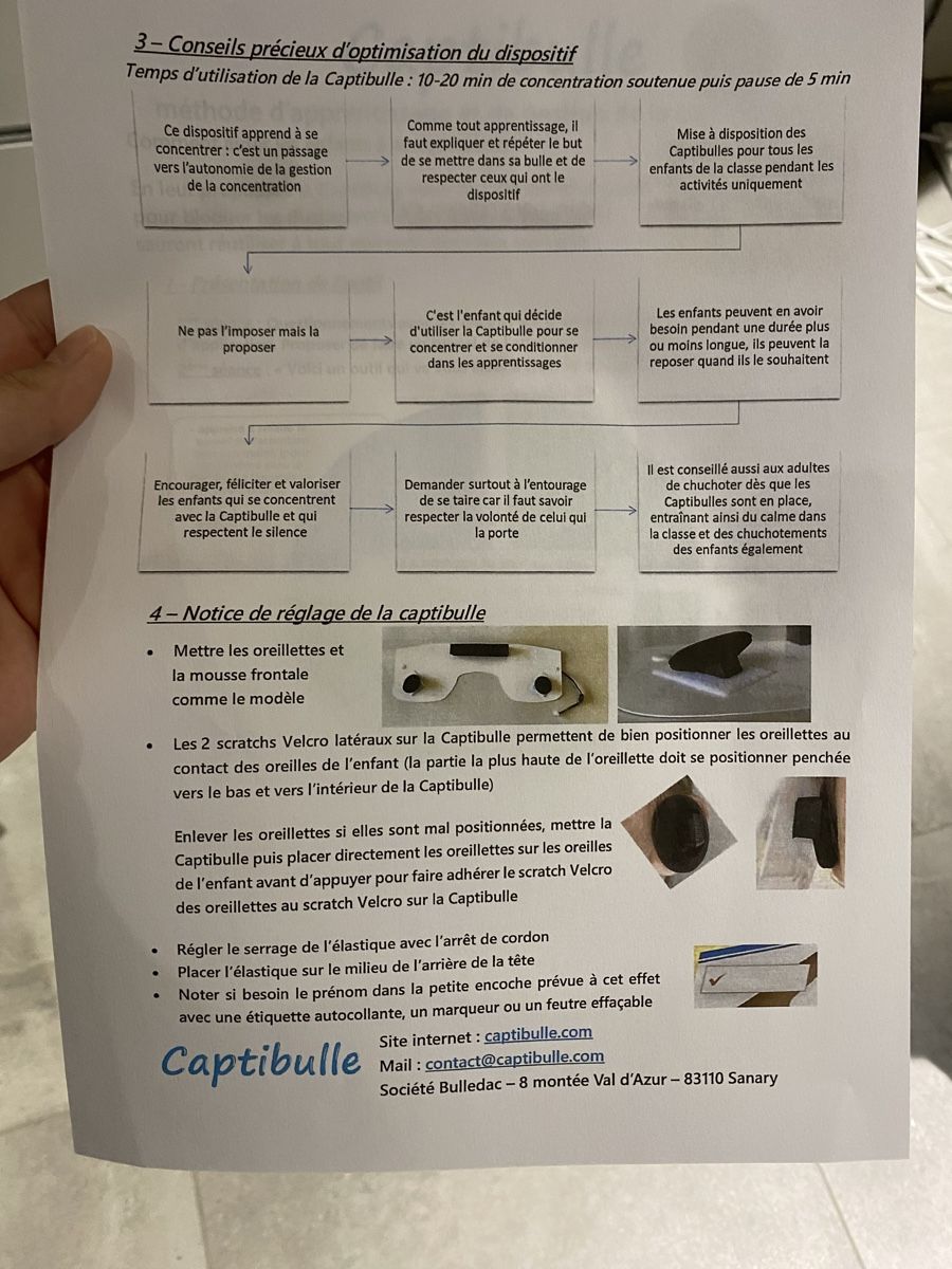 Giochi: Captibulle pour aider enfant à se concentrer tda – Nuovo (secondo la descrizione) da Salvenach venduto da gwenwywar 4