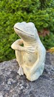 Vintage Frosch Figur aus Eisen Relax