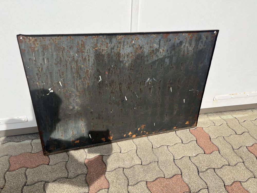 Insegne: Riesiges Email Emaille Schild Volksbank 50er Jahre 117x78 cm – Usato da Hefenhofen venduto da n0rt0n 7