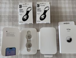 Apple AirTag 2x neu und Key Ring Halter