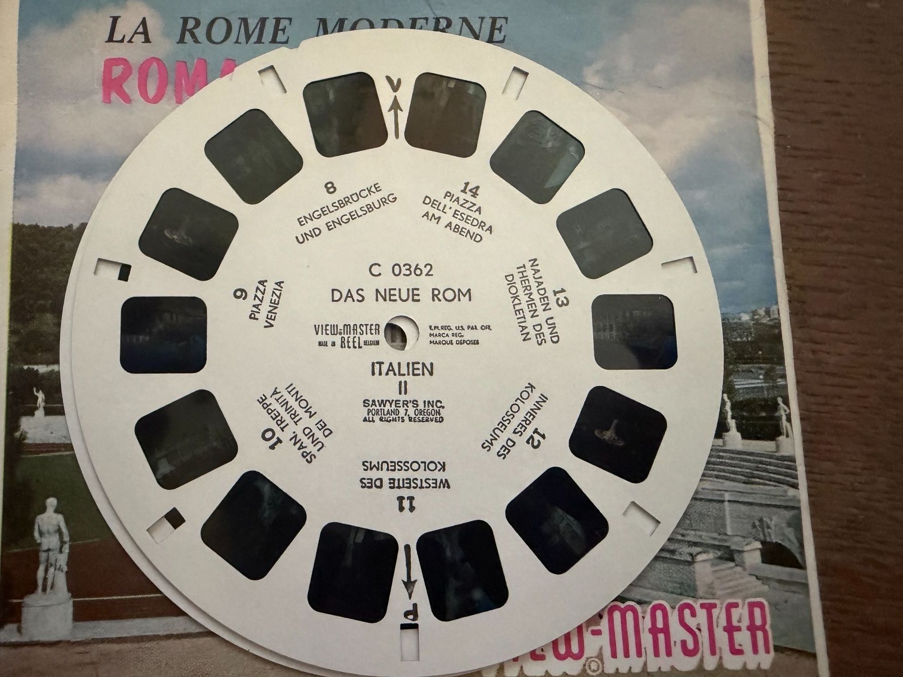 View-master Giocattoli: View-Master 3D: Nr. C 036 ROMA MODERNA Italie – Usato da Tegerfelden venduto da siebenmacky 4
