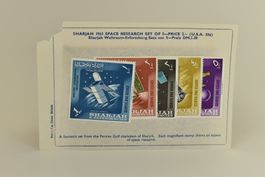 Sharjah 1963 – Weltraum-Erforschung (Satz von 5 Marken / Prä