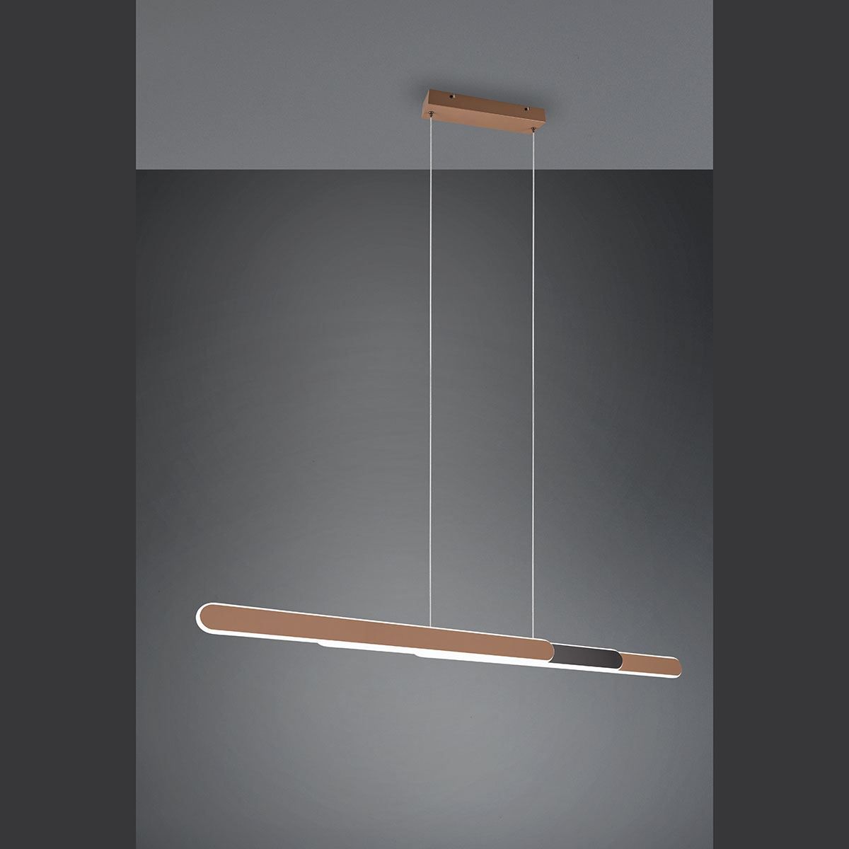 Lampadari & plafoniere: LED Pendelleuchte, Farbwechsler, Braun – Nuovo (secondo la descrizione) da Kreuzlingen venduto da Smart-Light 5