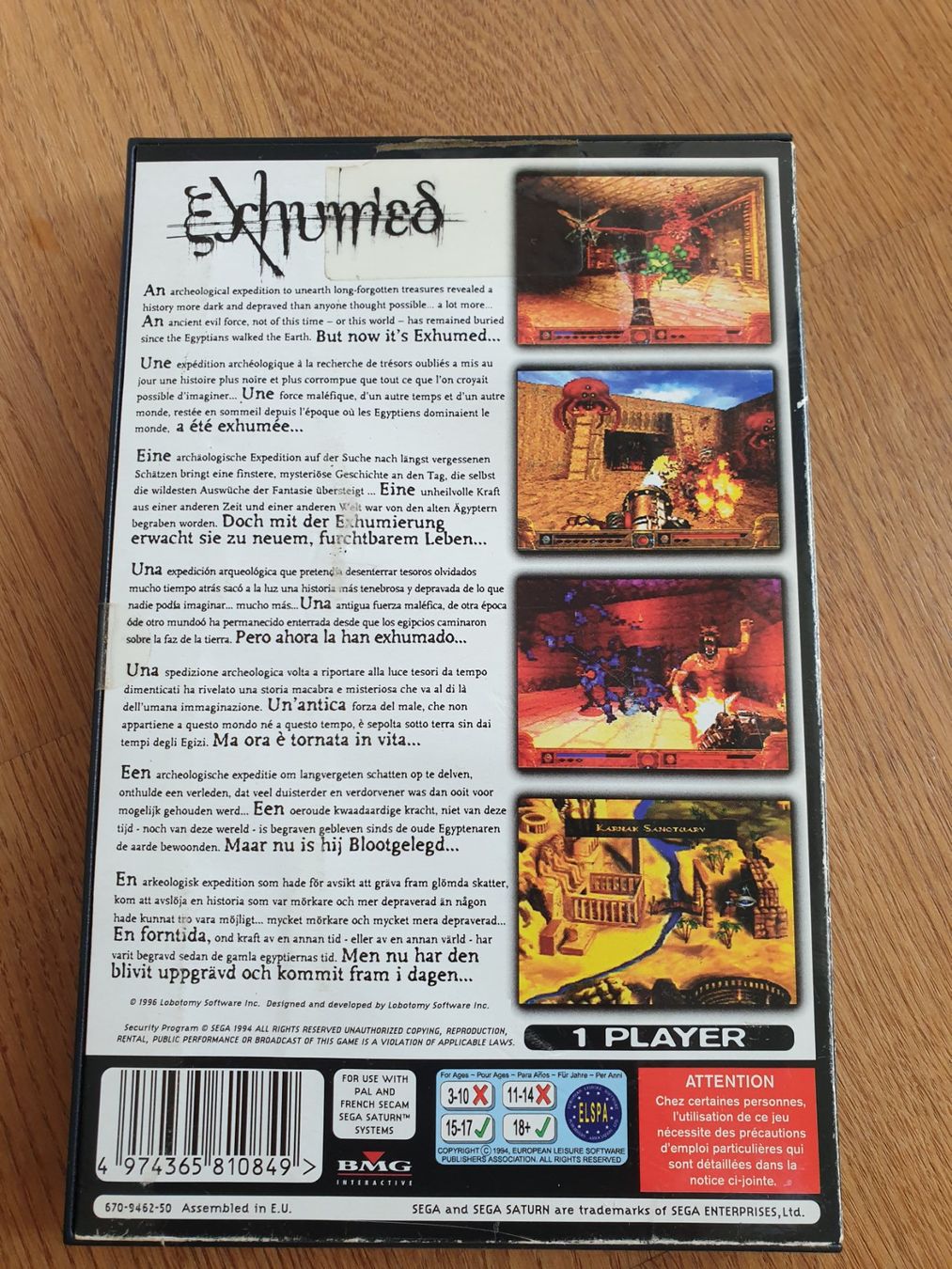 Sega Spiele: SEGA Saturn Exhumed – Gebraucht aus Rain von Rou_z26r 1