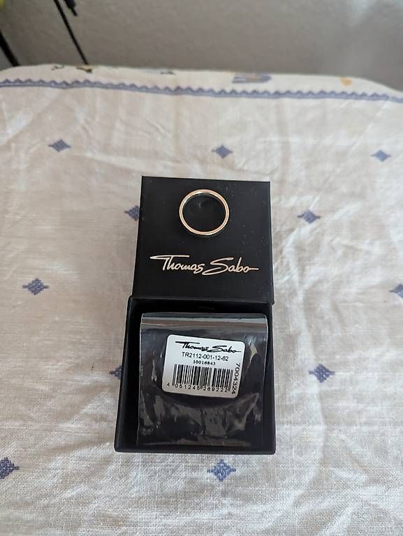 Anelli: Thomas Sabo bague argent 925 gr.62 largeur 4mm – Usato da Misery venduto da intruder5032