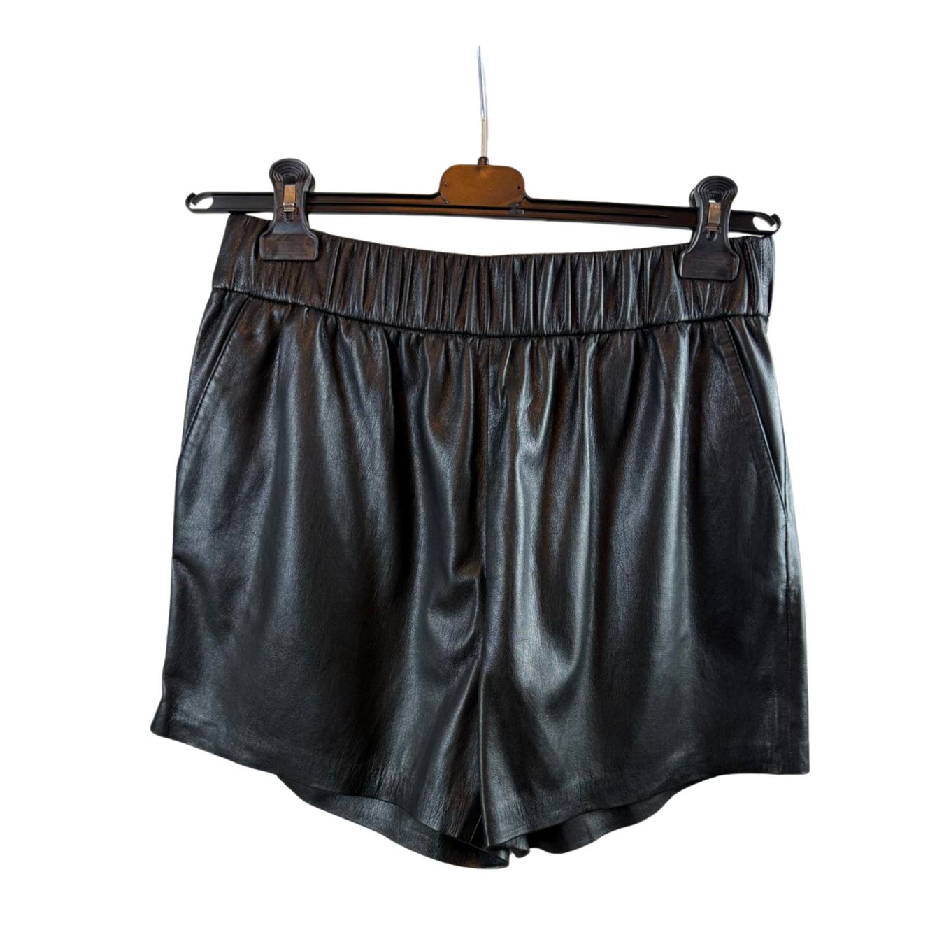 Anine Bing Pantaloni: Anine Bing, Ledershorts, Grösse L – Nuovo (secondo la descrizione) da Oberarth venduto da SSS. 3