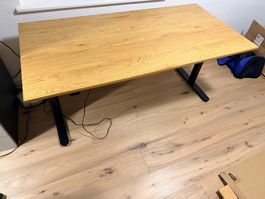 Adjustable Standing Desk - Oak Wood - Perfect Condition