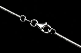SCHLANGENKETTE Silber 925 · Halskette Länge 50 cm · Neu