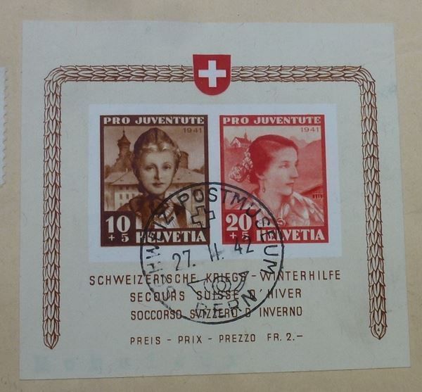 Tous les timbres: Grossbrief ++ PJ Sonderblock 1941 – D'occasion à Walkringen par Casablanca777 1