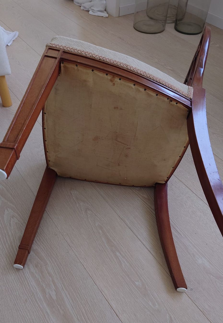 Sedie: Antiker Jugendstil Stuhl mit Stick Sitzfläche – Usato da Neuhausen venduto da MonoCeros 5