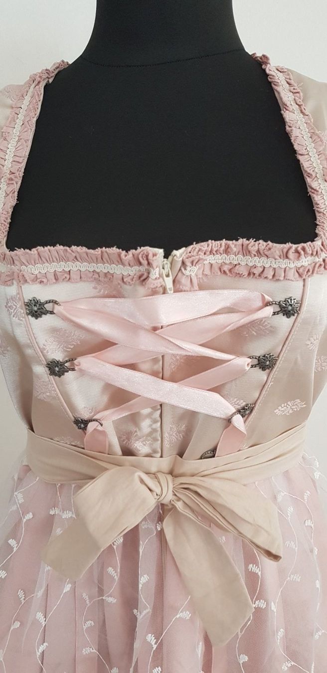 Vestiti: 2tlg. Dirndl Gr. 46, 48, rosa Neu – Nuovo e nell'imballaggio originale da Frick venduto da FrauvonK 3