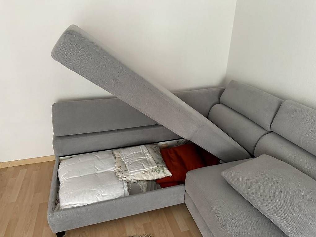 Sofas: Neuwertiger Bettsofa / Ecksofa grau  – Gebraucht aus Zürich von Gugu3011 4