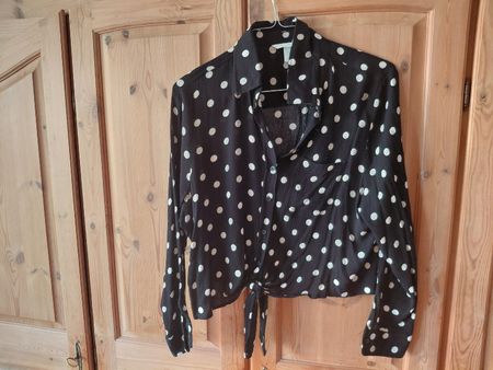 H&M Bluse gepunktet