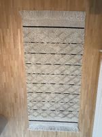 Läufer Teppich beige mit Fransen und Muster von Benuta