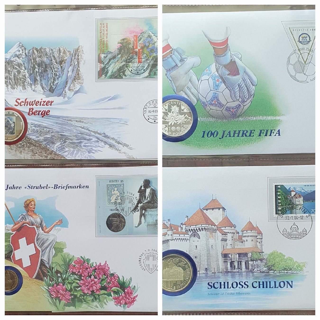 Tutti le monete: 4 Numisbriefe – Usato da Kreuzlingen venduto da Rschweiz1