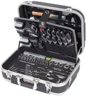 Kraftwerk BASIC LINE Werkzeugkoffer ABS, 1/4" + 1/2", 170tlg