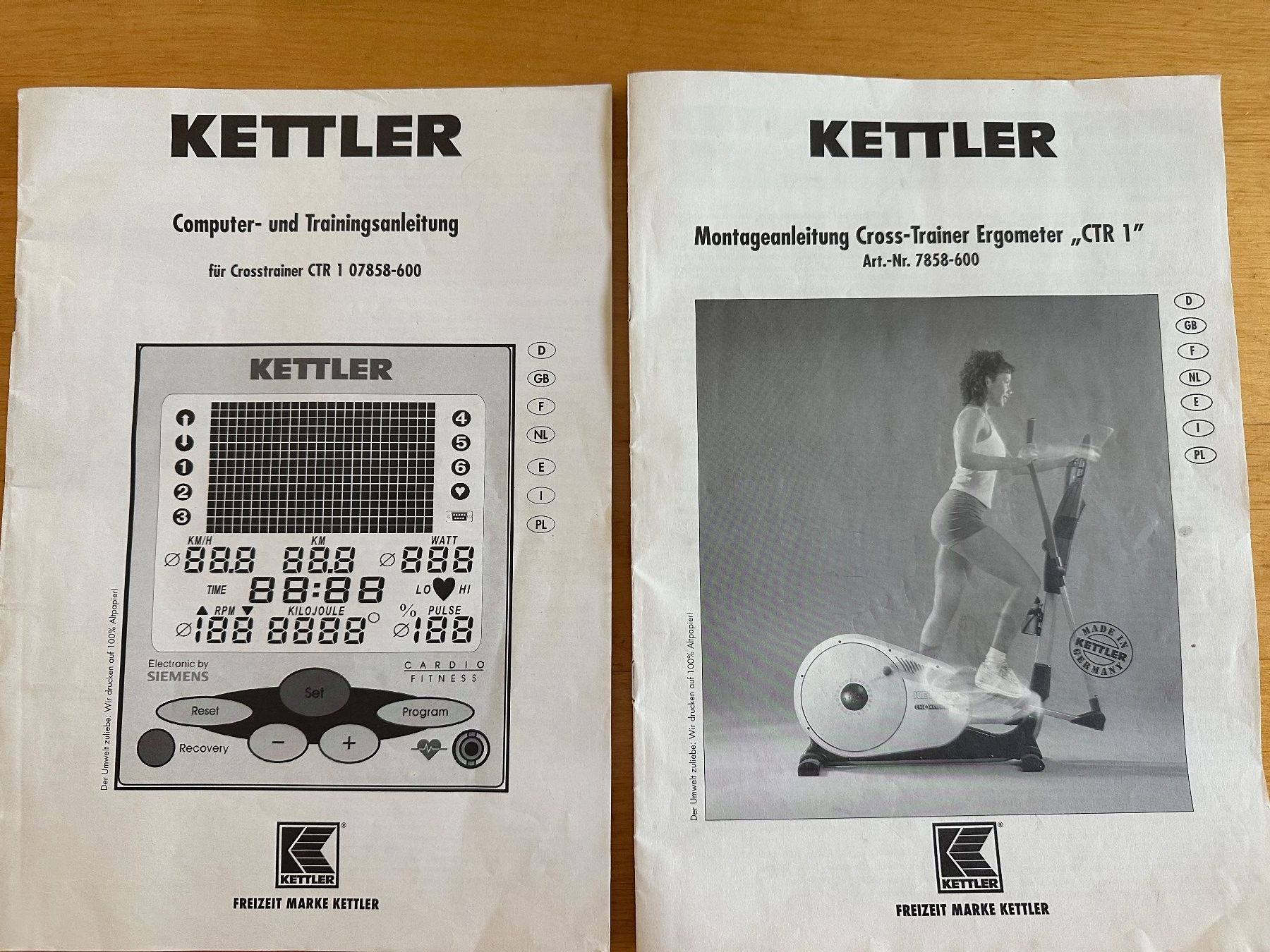 Kettler Vélos d'appartement: Kettler Crosstrainer CTR 1 – D'occasion à Stallikon par Rsiri 7
