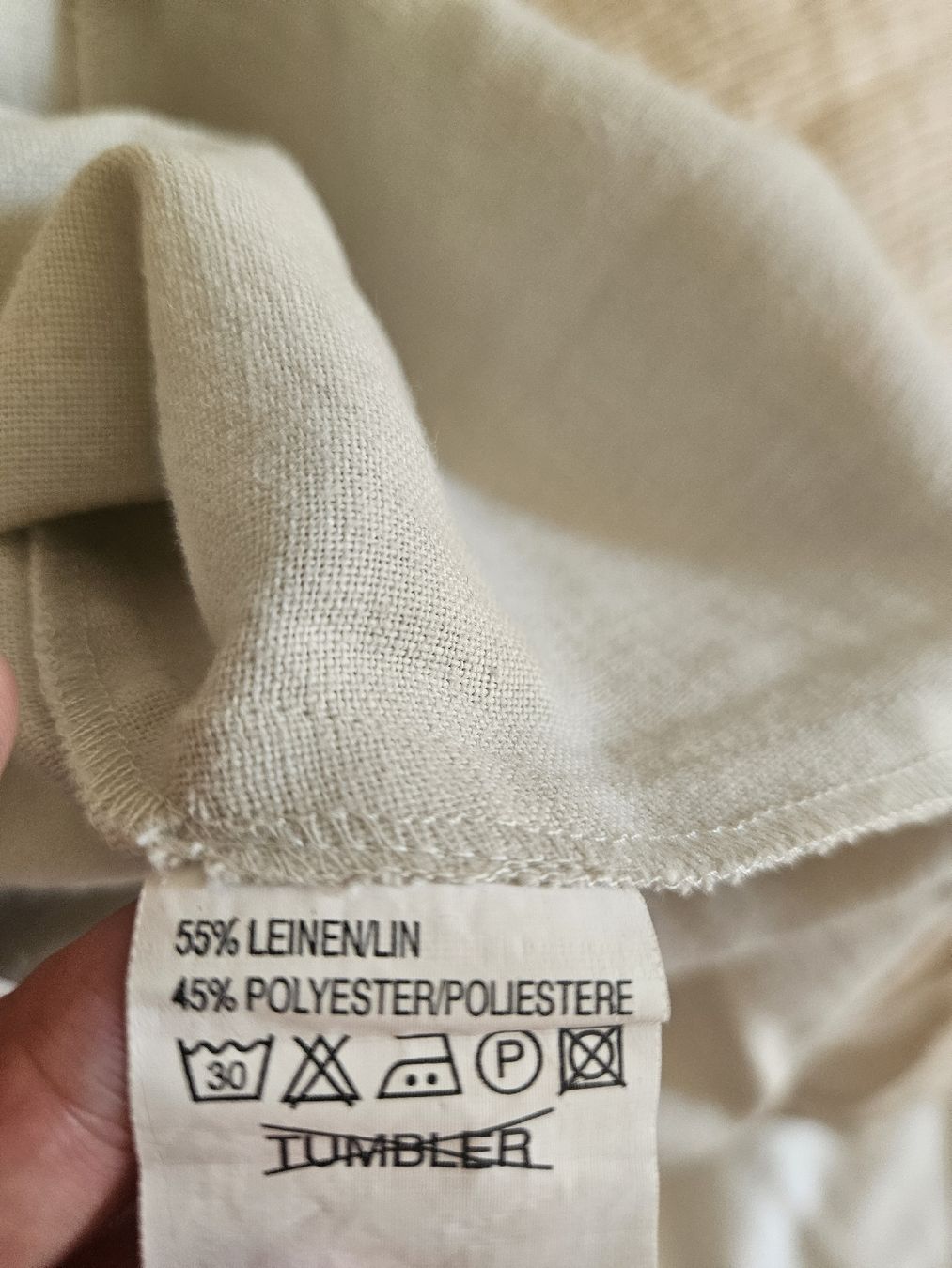Camicette: Leinenhemd beige Gr. 38 – Nuovo (secondo la descrizione) da Zürich venduto da SarinaE 3