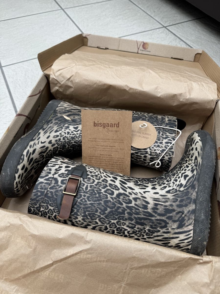 Bisgaard Scarpe per ragazze: Bisgaard Rubber Boots Leopard Print Size 35 Used Condition – Usato da Andelfingen venduto da len_hc8f