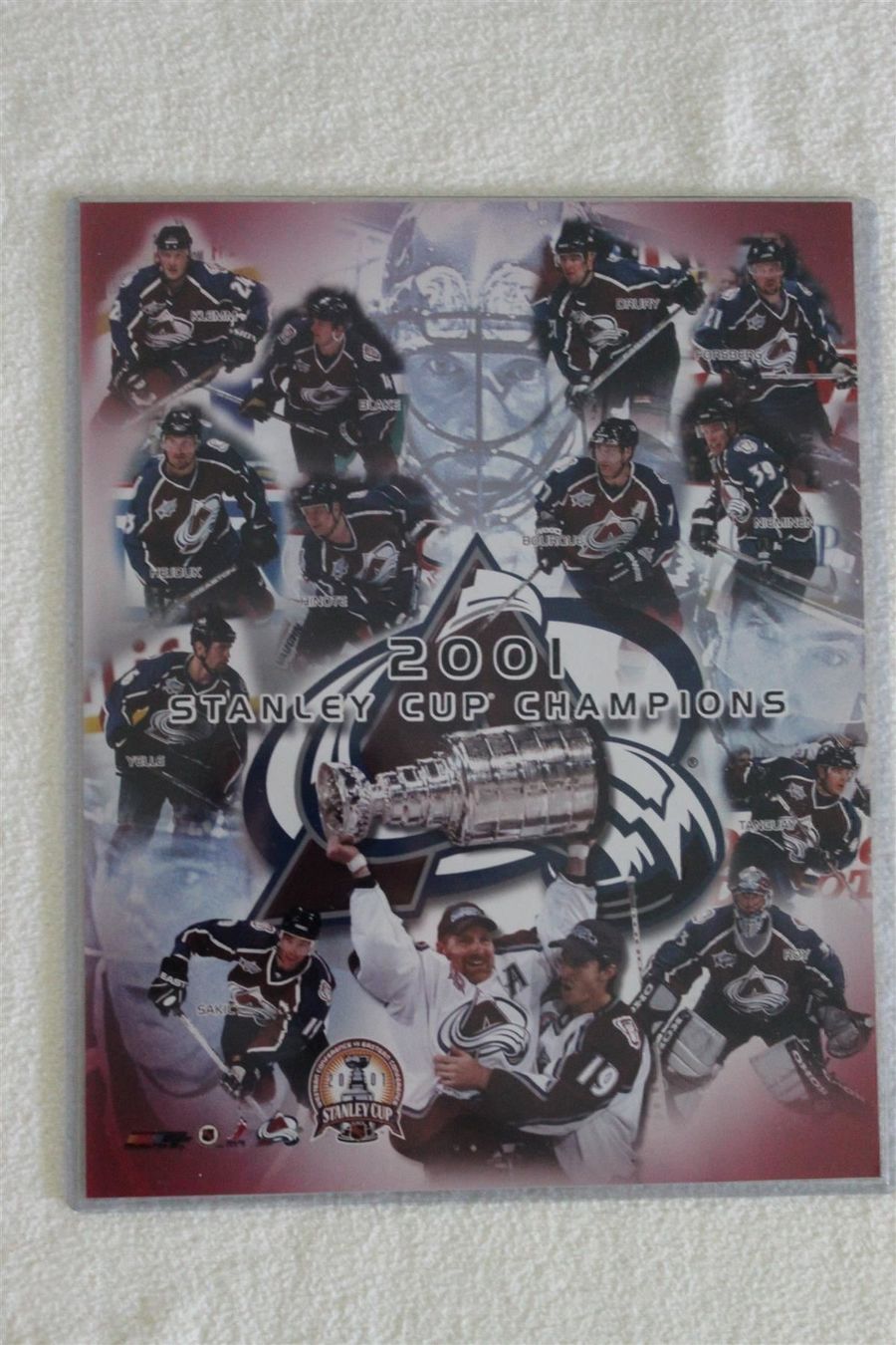 NHL Sammelbilder & Trading cards: NHL Colorado Avalanche Stanley Cup 01 Plakette – Neu und originalverpackt aus Reinach BL von RetroGamesSportsMore 1