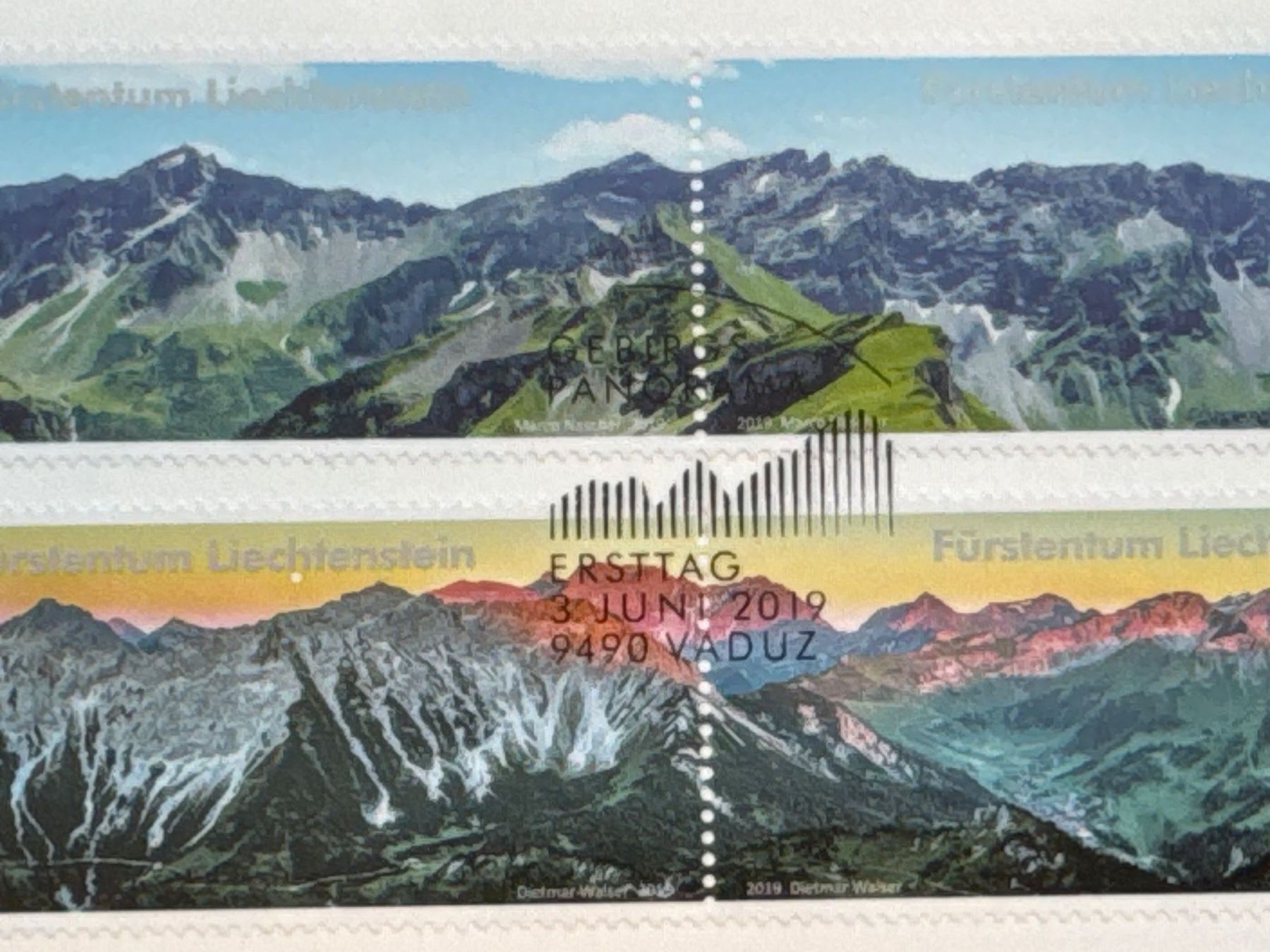 Tutti i francobolli: 2019 Gebiergspanorama Erstags-Stempel – Usato da Küssnacht am Rigi venduto da POSTOMASTER 1