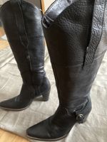 Leder Stiefel, Cowboy Style.