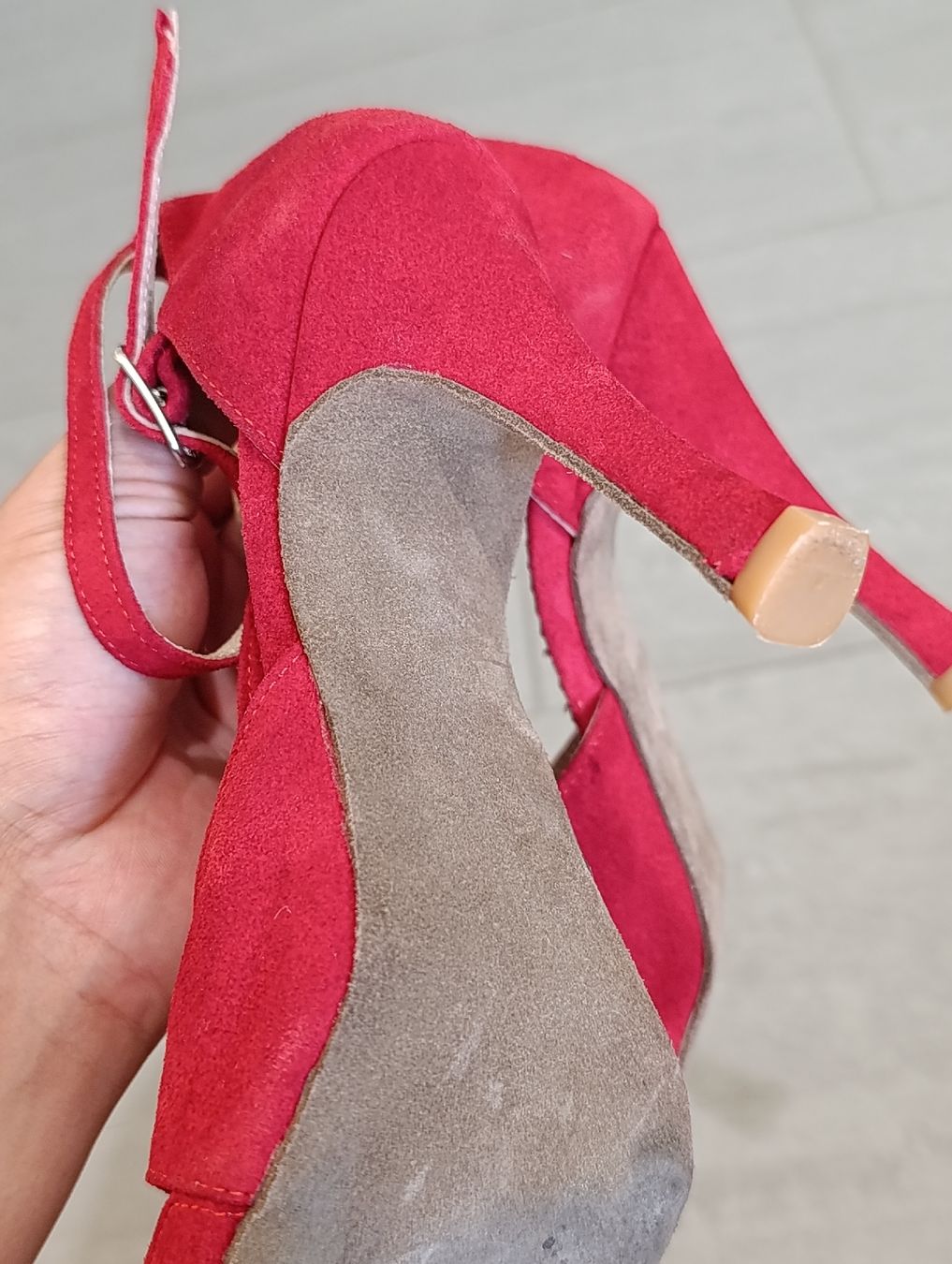 Scarpe da donna: Profi Leder Tanzschuhe Gr. 38. Latino, Salsa, Tango, Batchat – Usato da Domat/Ems venduto da Lorand_ 1