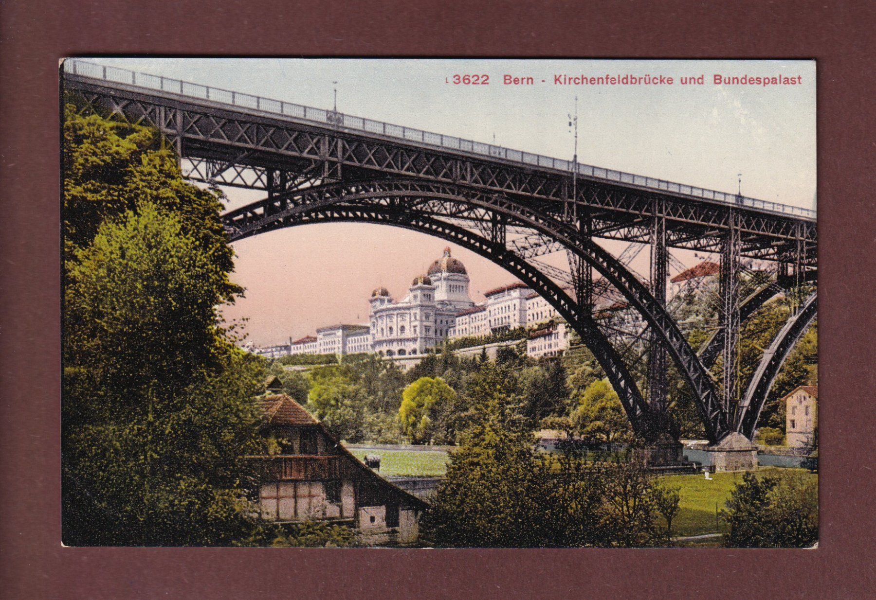 Cartoline postali: BERN - Kirchenfeldbrücke - Bundespalast – Usato da Pully venduto da nicecards-shop