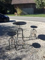 Table et tabouret style industriel
