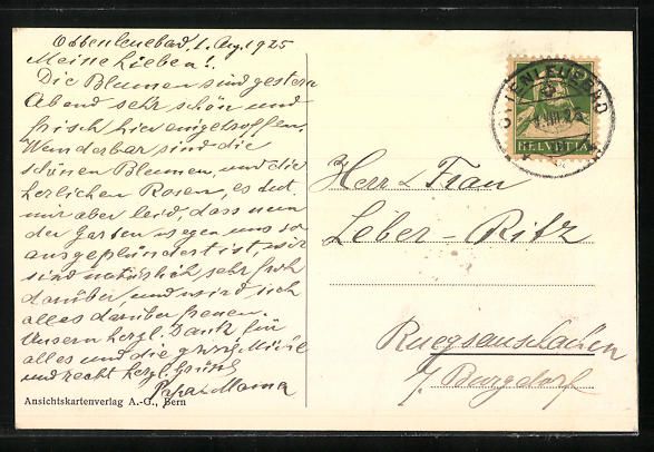 Cartoline postali: AK Ottenleuebad, Blick auf das Kurhaus – Usato da Berlin venduto da bartko-reher 1