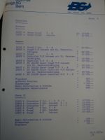 Prospekt Preisliste Chevrolet Camaro Corvette  Buick 1968