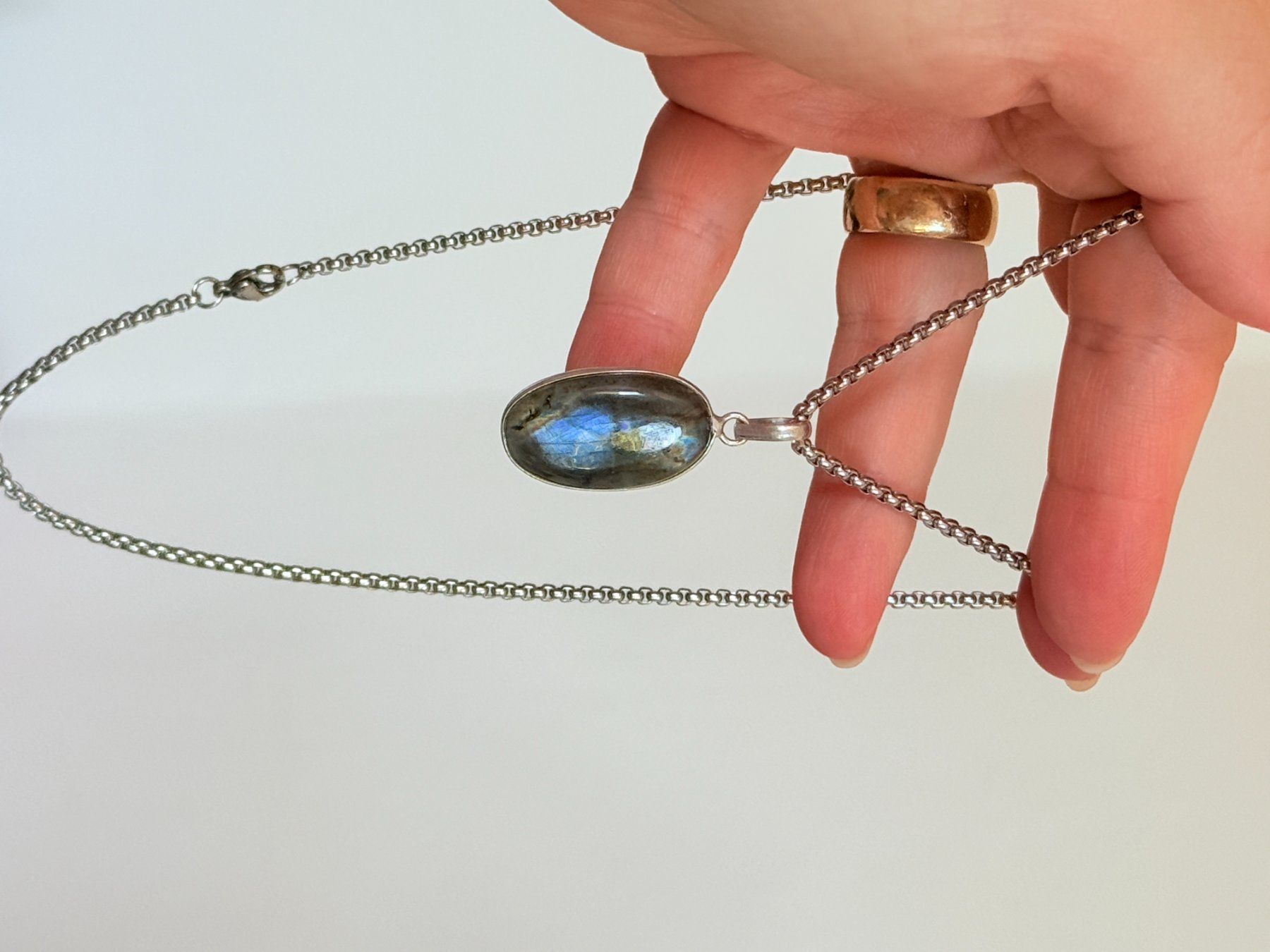 Catenine: Collier avec Labradorite – Nuovo e nell'imballaggio originale da Genève venduto da AWWA 7