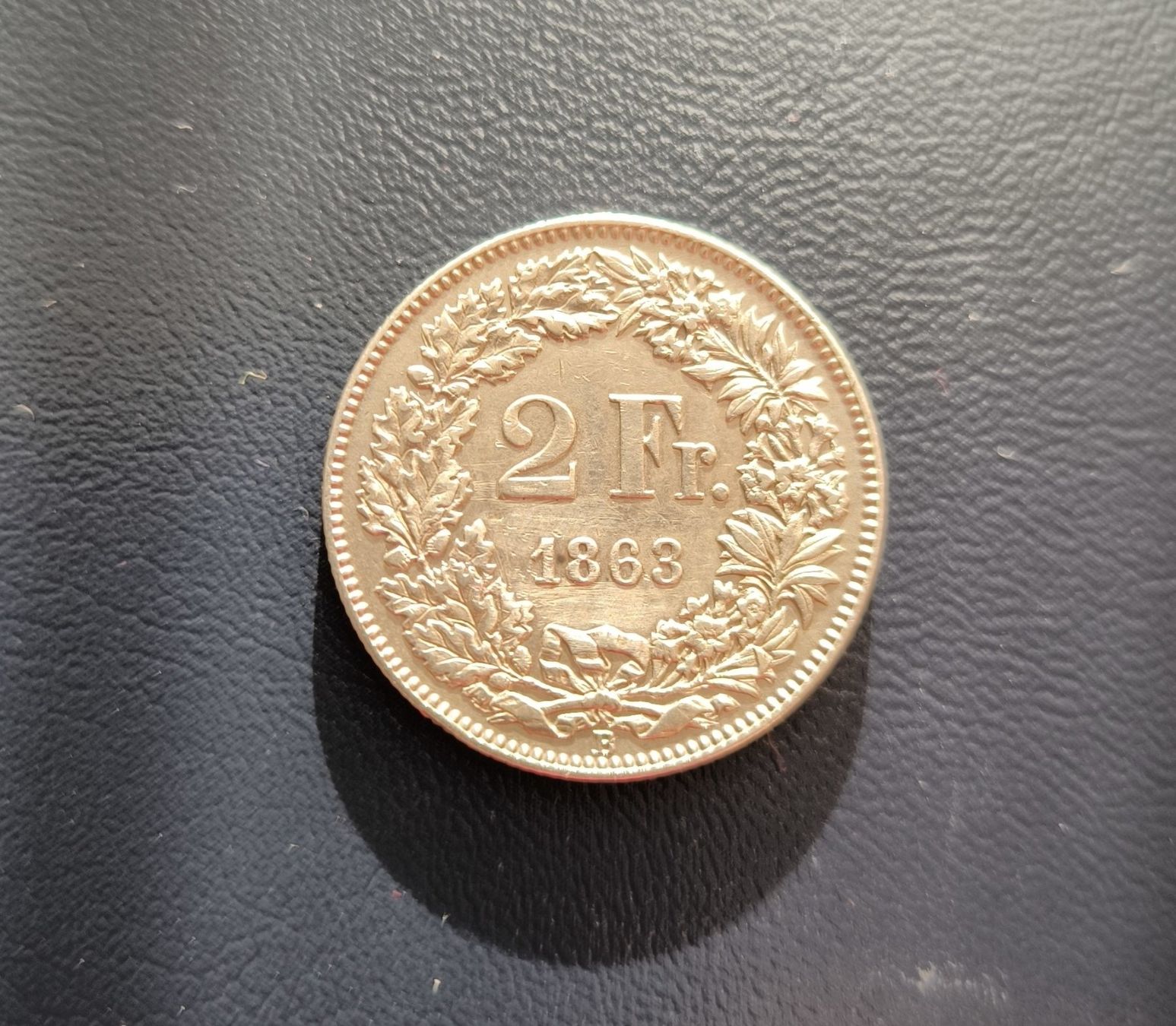 Tutti le monete: 2 Franken 1863 - RR – Usato da Nyon venduto da AlexKey71 1