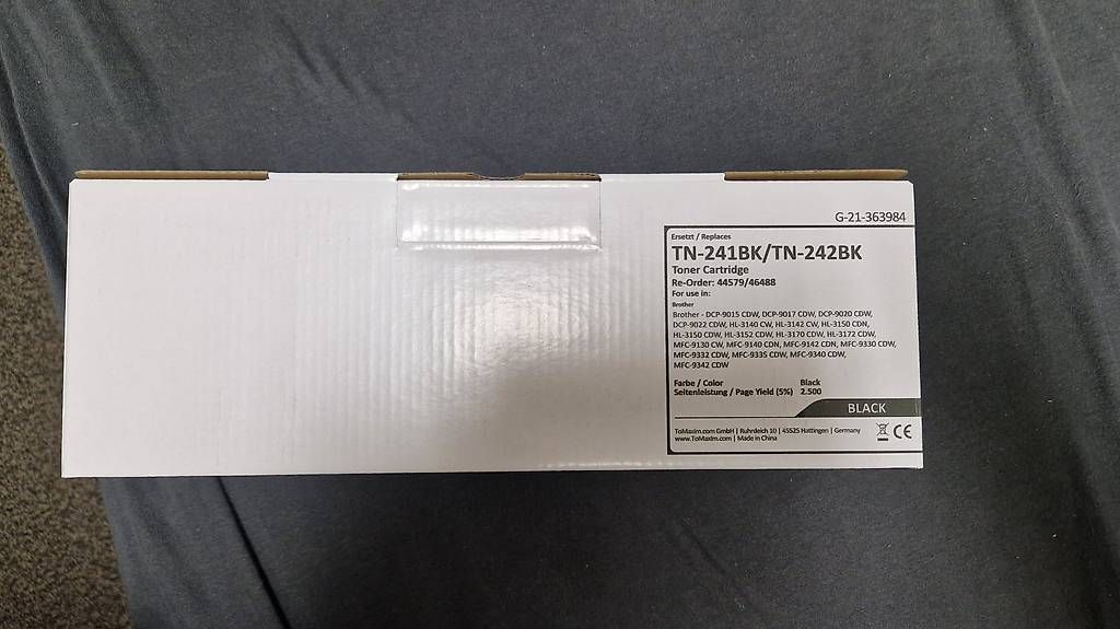 Cartucce per stampanti & toner: Toner TN 241 BK – Nuovo e nell'imballaggio originale da Hinwil venduto da Z0lli 1