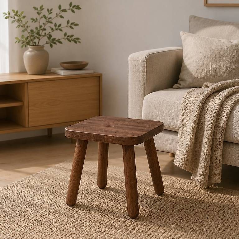 Hocker: Norvia Holzhocker  Quadratisch – Gebraucht aus Volketswil von NORVIA 2