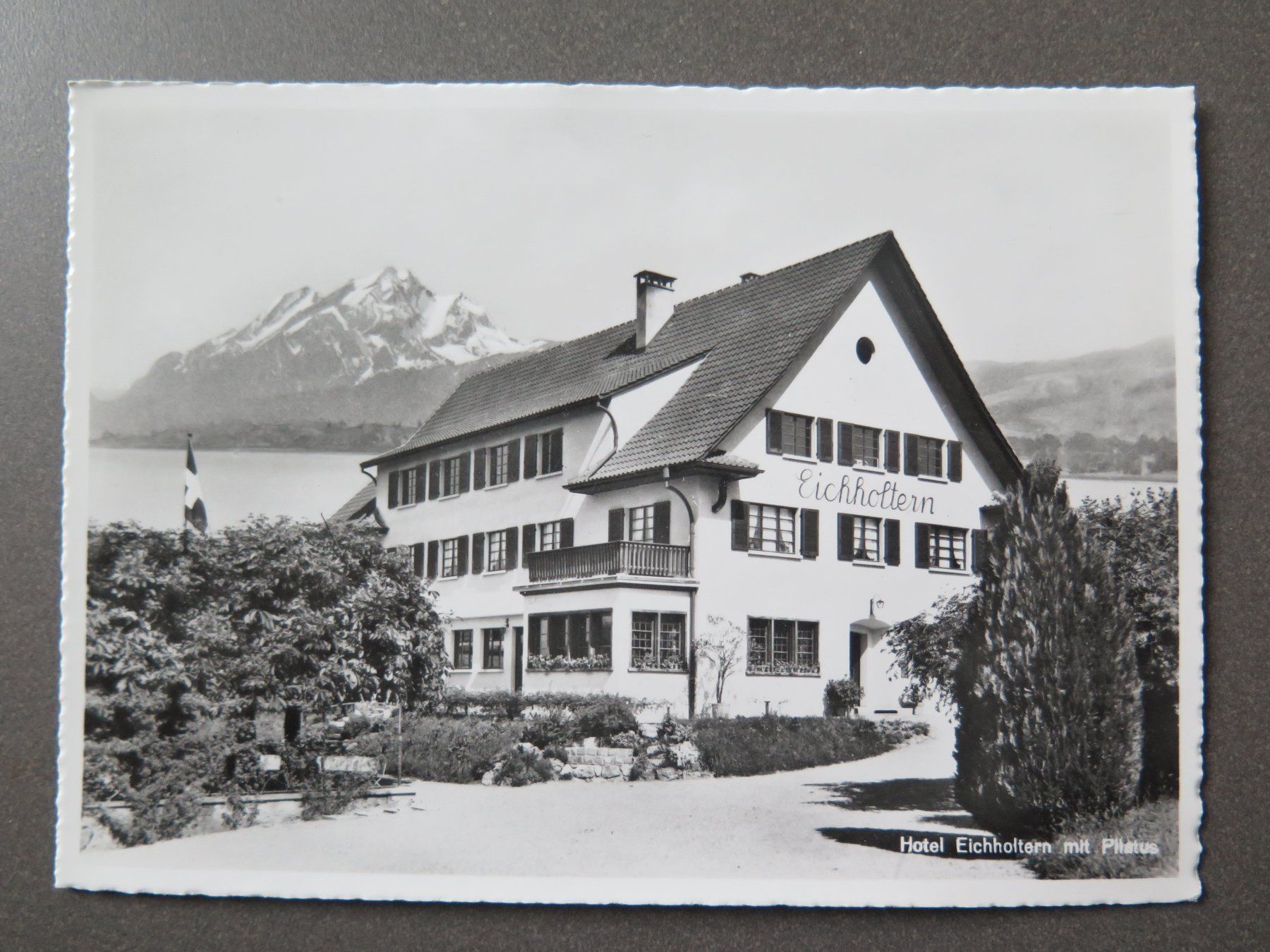 Ansichtskarten: BEI KÜSSNACHT - HOTEL EICHHOLTERN – Gebraucht aus Wittenbach von lipasal