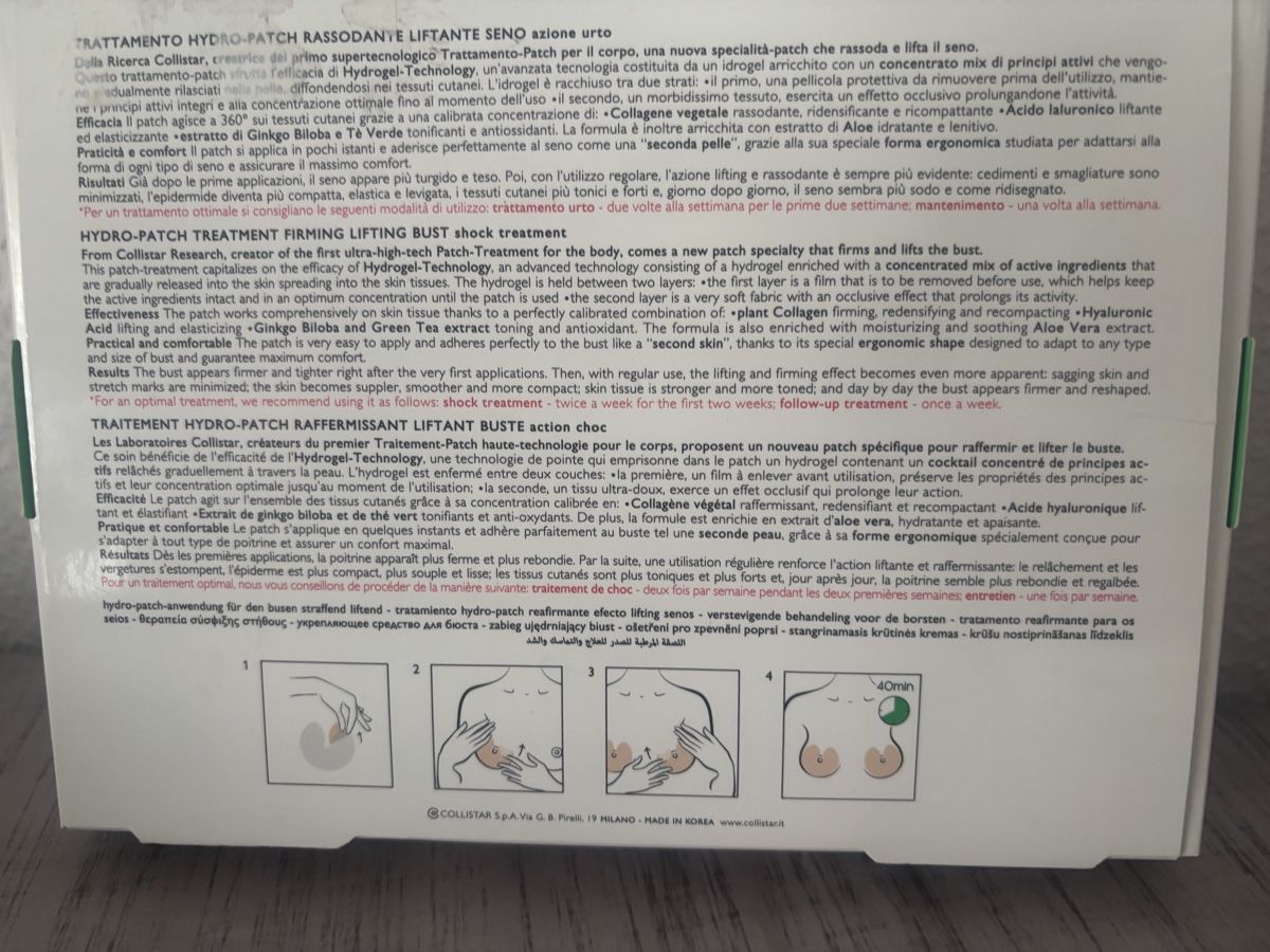 Altro per la cura del corpo: Collistar Hydro-Patch Brust Straffend, neu & ungebraucht! – Nuovo e nell'imballaggio originale da Wallisellen venduto da AS.TZ. 2