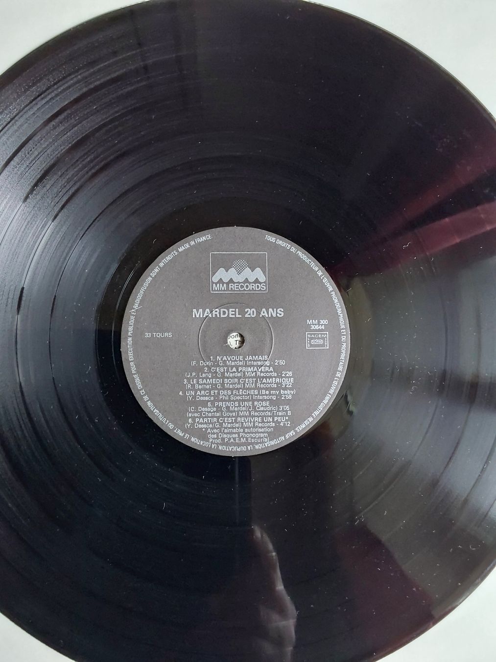 Schallplatten: Vinyl LP Guy Mardel - Mardel 20 ans – Gebraucht aus Villeret von Fil11 2